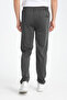 Men's Smoked Comfortable Cut Straight Leg Diver Fabric Label Detailed Sweatpants - 5