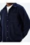 Long Sleeve Shirt Pocket Detail Cotton Blend Regular Fit - 5