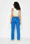 Pleated Waist and Leg Sweatpants 810 Sax - 3