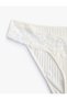 High Waist Hipster Panties Lace Ribbed Modal Mixed - 3