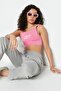 Waist and Legs Pleated Sweatpants 810 Gray - 3