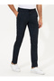 Navy Blue Ex. Slim Fit Waist Tie Striped Fabric Trousers 50256182-Vr033 - 2