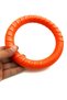 Water Resistant Eva Dog Training Ring Toy - Fitness Ring Fetch Frisbee 20 cm (Orange) - 3