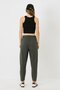 Woman's stitch detailed sweatpants 745 smoky - 5