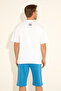 Men's Comfort Fit Crew Neck White T-Shirt 50287062-Vr013 - 6