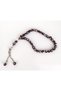 8 mm Glass Prayer Beads with Evil Eye Beads, Evil Eye Protection, Handcrafted, Purple Color, Gift, Genuine Glass Prayer Beads
