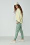 Cuff Leg Sweatpants 903 Pistachio Green - 2