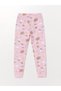 Lcwk Crew Neck Printed Long Sleeve Girls Pajamas Set and Buckle - 5