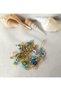 20 Pieces 0.5 mm Flat Mashalllah Needle Glass Mixed Color Evil Eye Bead - 6