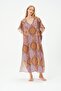 Plus Size Pareo Beach Dress 22330 Orange - 6