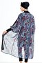 Chiffon Cuff Sleeve Pareo Beach Dress C14304 Multicolor - 2