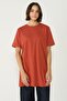 Bicycle collar half sleeve Slit 2-pack long t-shirt 963 burgundy/brick - 4