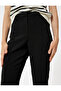 Short Spanish Flare Pants with Ribbed Detail Slim Fit - 5