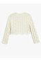 Crop Sweatshirt Crew Neck Long Sleeve - 2