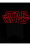 Star Wars LED ışıklı masa lambası kırmızı renk