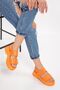 Plus-plus029-2306 Women's Thick Sole Lightweight Very Comfortable Orange Sandals - 3