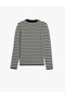 Sweater Long Sleeve Crew Neck Ribbed Viscose Blend - 2