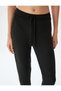 Jogger Sweatpants Waist Lace-Up Extra High Waist Slim Fit Interlock - 5