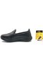 Forex Dr.Tavsiyeli 100% Genuine Leather Women's Ballerina Shoes BLACK-BLACK - 3