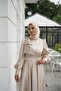 Mia Evening Dress Beige