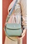 Women's Green Two-Strap 4-Compartment Shoulder and Crossbody Bag