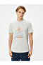 Far East Printed T-Shirt Crew Neck Short Sleeve Cotton - 3