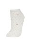 Women's 5-Piece Cotton Booties Socks C6411Axns - 3