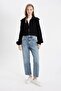 Slim Fit Slim Fit Basic Plain Zip-Up Stand Collar Knitwear Cardigan A3333Ax24Wn - 2