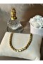 Gold Gilded Barley Bracelet Imported Stainless Steel - 2