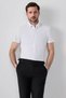 Slim Fit Beyaz Örme D-tech Gömlek - 3