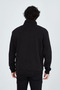 Men's Half Zipper Printed 3 Thread Cotton Sweatshirt - 4