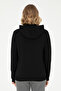 Women's Black Hooded Sweatshirt 50296947-Vr046 - 5