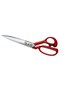 8Inch Scissors with Red Handle Stainless Steel Nut / Hs-1084 (8) - 4