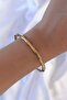 Gold Color Bone Model Bracelet - Ebj 240928 W28362 - 2