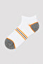 Boy's Colorful Striped 3-Piece Booties Socks - 3