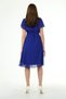 Women's Double-Breasted New Season Chiffon Dress with Collar Tie Detail Dp8081 - 4