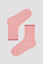 Girl's Pink Hearts 4-Piece Socks - 4
