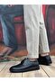 BA0003 Laced Classic Black High Black Sole Casual Men's Shoes - 3