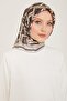 Silk Scarf 2024 Summer - 9132-82 Ash Brown Twill