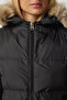 Hooded Long Inflatable Coat Black Lvp0005 - 5