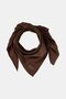 Cotton Silk Scarf - Monogram - Bitter Brown - 2