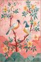 Paris Collection Pink Themed Tree and Bird Patterned Creative Modern Decorative Carpet 73 - 3