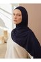 Practical Premium Jersey Shawl |   Color: Navy Blue |   Size: Adult |   Chin Stitched |   Instant Hijab - 3