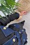 Jeans Detail Gold Buttoned Jacket Suit - Black - 4