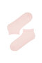 Pink Basic 4-Piece Booties Socks - 5