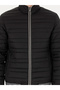 Black Thin Quilted Coat 50273790-Vr046 - 7