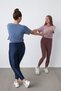 Plum Shiny Legging Leggings