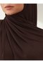 Practical Premium Jersey Shawl |   Color: Coffee Bean |   Size: Adult |   Chin Stitched |   Instant Hijab - 3