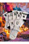 8-Pack of Written Icon College Tennis Socks, Combed Cotton - 2