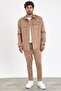 New Season Men's Pants and Shirts 2-Piece Mink Suede Set Mz0802 - 6